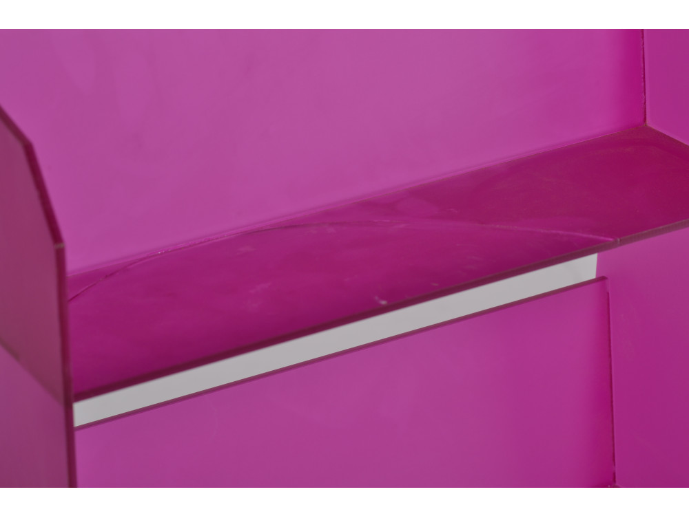 Acryl CD-DVD-Ständer pink (B-Ware) Modern Pink