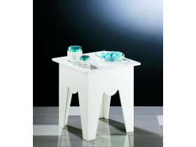 Beistelltisch  Modern Weiß